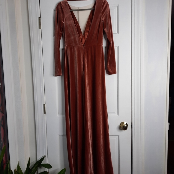 New Jenny Yoo Logan Velvet Dress/Gown Formal - Picture 8 of 11